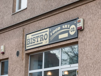 Food art signboard