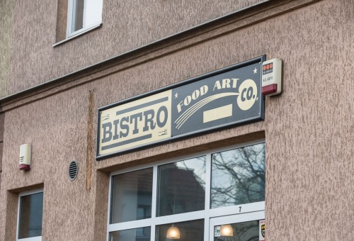 Food art signboard