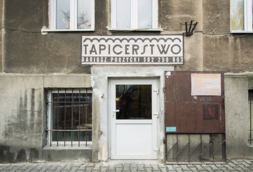 Upholstery signboard
